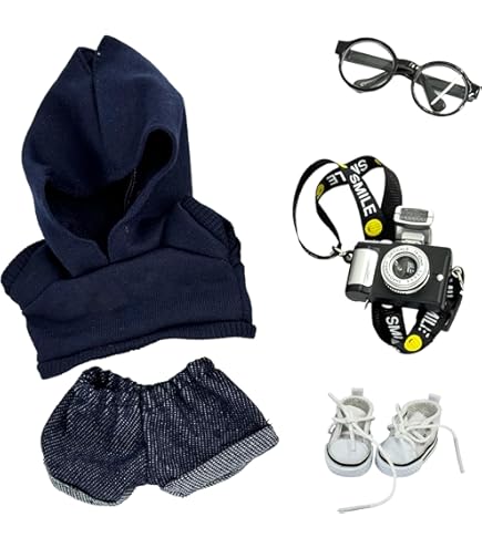 Amazon.com: Doll Clothing for labubu 15 / 17 cm Handmade